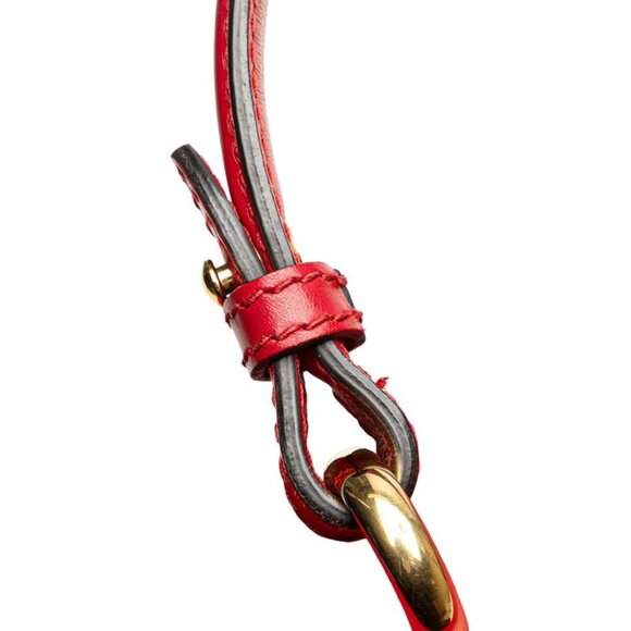 GUCCI Red Leather Sylvie Shoulder Bag - Picture 5 of 9